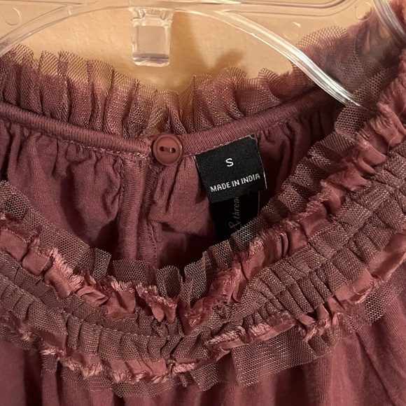 Needle & Thread Embellished Bird Mauve Top - Picture 3 of 7